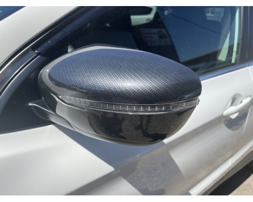 Накладки на зеркала под карбон (2 шт, пласт.) для Nissan X-trail T32 /Rogue 2014+ - 70926-11