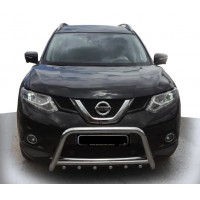 Кенгурятник WT003 (нерж) для Nissan X-trail T32/Rogue 2014+