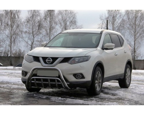 Кенгурятник WT002 (нерж) для Nissan X-trail T32/Rogue 2014+
