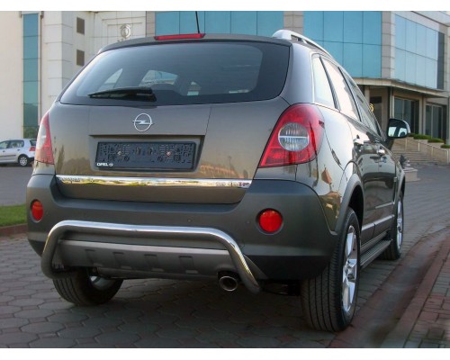 Задняя дуга AK007-1 (нерж.) для Opel Antara 2007+
