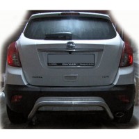 Задняя дуга AK007-2 (нерж.) для Opel Antara 2007+