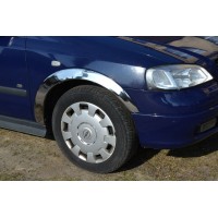 Накладки на арки (4 шт, нерж) для Opel Astra G classic 1998-2012 гг.