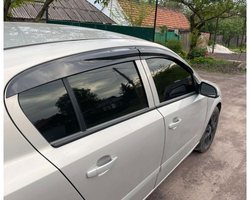 Вітровики (4 шт, Sunplex Sport) для Opel Astra H 2004-2013 - 80621-11