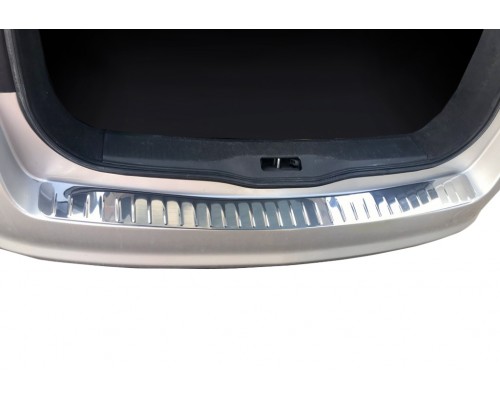 Накладка на задній бампер OmsaLine (SW, нерж) для Opel Astra H 2004-2013 - 65544-11