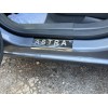 Opel Astra H 2004-2013 Накладки на пороги Carmos (4 шт, сталь) - 66825-11
