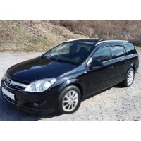 Ветровики WG (4 шт, HIC) для Opel Astra H 2004-2013