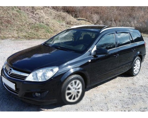 Ветровики WG (4 шт, HIC) для Opel Astra H 2004-2013 - 78055-11
