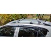 Поперечный багажник на обычные рейлинги под ключ (2 шт) Серый для Opel Astra H 2004-2013 - 57937-11