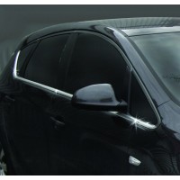 Нижня окантовка скла (Hatchback, 8 шт, нерж) Carmos - Турецька сталь для Opel Astra J 2010+