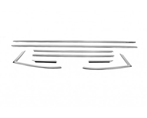 Окантовка окон (HB) (8 шт, нерж.) для Opel Astra K 2016-2021 гг
