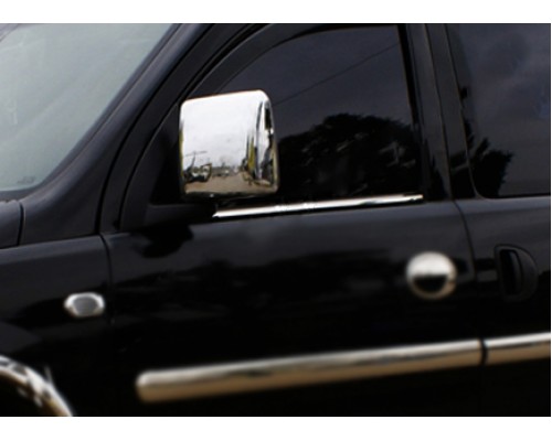 Наружняя окантовка стекол (2 шт, нерж.) для Opel Combo 2002-2012 - 48718-11