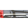 Молдинг под сдвижную дверь (2 шт, нерж.) для Opel Combo 2012-2018 - 50260-11