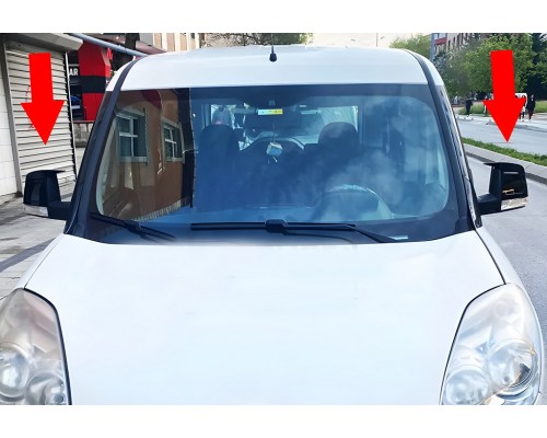 Накладки на зеркала BMW-Style (2 шт) для Opel Combo 2012-2018 гг