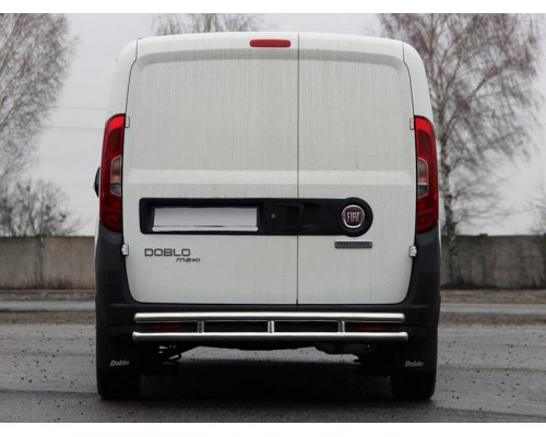 Задня дуга AK002/1-Double (нерж.) для Opel Combo 2012-2018