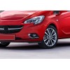Накладки на противотуманки (2 шт, нерж) OmsaLine - Итальянская нержавейка для Opel Corsa E 2015+ - 75478-11
