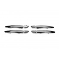 Накладки на ручки Carmos (4 шт, нерж) для Opel Crossland X