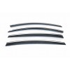 Ветровики с хромом (4 шт, Niken) для Opel Insignia 2017+ - 63837-11