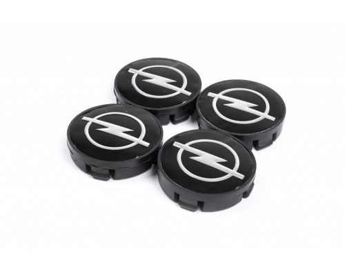 Колпачки в титановые диски V2 (4 шт) 55,5 мм для Opel Kadett - 54498-11
