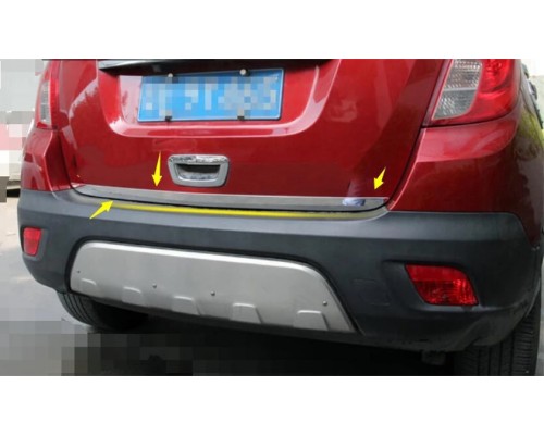 Кромка багажника (нерж.) Carmos - Турецкая сталь для Opel Mokka 2012+ - 74701-11