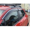 Ветровики с хромом (4 шт, Niken) для Opel Mokka 2012+ - 57132-11