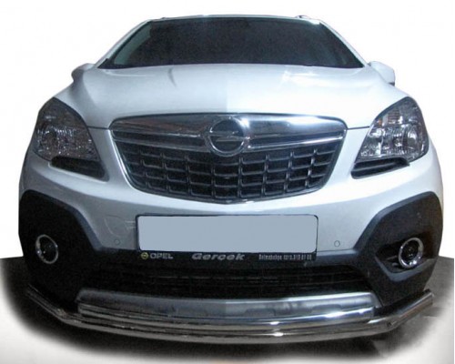 Передній захист ST014 (нерж) для Opel Mokka 2012-2021