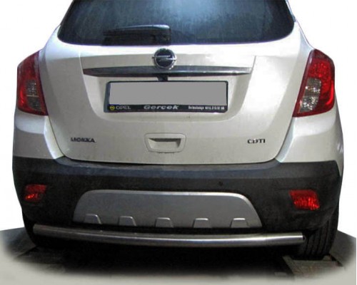Задній захист AK002 (нерж) для Opel Mokka 2012-2021