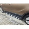 Боковые пороги Maya V1 (2 шт., алюминий) для Opel Mokka 2012+ - 51825-11