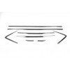 Зовнішня окантовка скла (8 шт, нерж) Carmos - Турецька сталь для Opel Mokka 2012+ - 74699-11