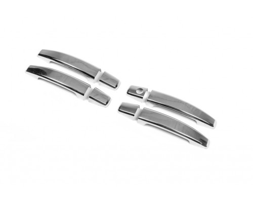 Накладки на ручки (4 шт) OmsaLine - Італійська нержавіюча сталь для Opel Mokka 2012+ - 49799-11