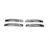 Накладки на ручки (4 шт) 2 отверстия, Carmos - Турецкая сталь для Opel Movano 2010+ - 64044-11
