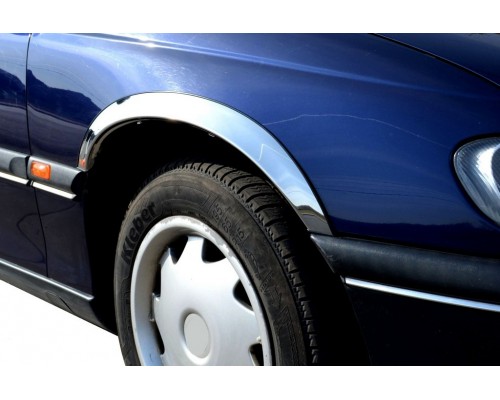 Накладки на арки (4 шт., нерж) для Opel Omega B 1994-2003