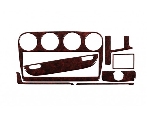 Накладки на панель (1993-1999) Карбон для Opel Omega B 1994-2003 - 61577-11