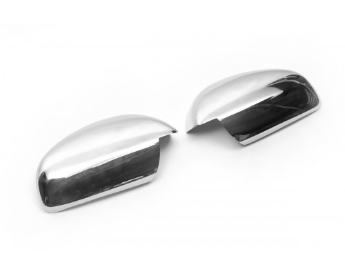 Накладки на дзеркала (2 шт, нерж.) OmsaLine - Італійська нержавіюча сталь для Opel Signum 2005+ - 65639-11