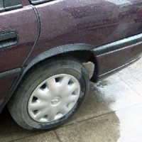 Накладки на арки (4 шт, чорні) для Opel Vectra A 1987-1995