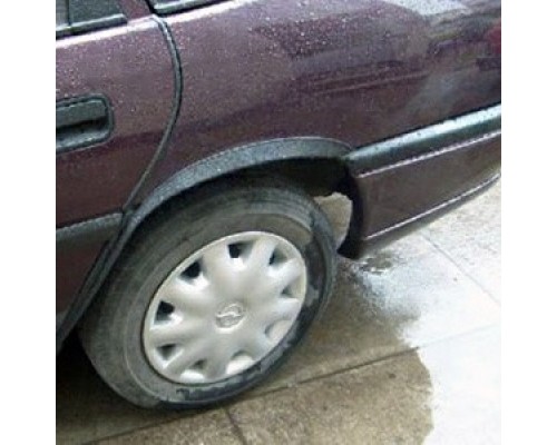 Накладки на арки (4 шт, чорні) для Opel Vectra A 1987-1995