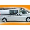 Opel Vivaro 2001-2015 Боковые трубы (2 шт., нерж.) 70 мм, длинная база - 65640-11