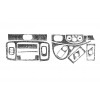 Opel Vivaro 2001-2015 Накладка на торпеду (великий комплект) Титан - 64910-11