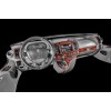 Opel Vivaro 2001-2015 Накладка на торпеду (великий комплект) Титан - 64910-11