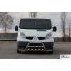 Кенгурятник з вусами WT003-15 (нерж.) для Opel Vivaro 2001-2015