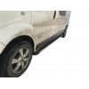 Боковые пороги Maya V1 (2 шт., алюминий) Короткая база для Opel Vivaro 2001-2015 - 53760-11