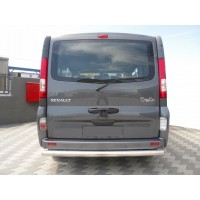 Задній захист AK002 (нерж) для Opel Vivaro 2001-2015