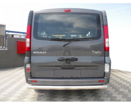 Задній захист AK002 (нерж) для Opel Vivaro 2001-2015