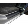 Накладки на дверные пороги ABS (2 шт, DDU) Мат для Opel Vivaro 2001-2015 - 55211-11