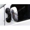 Накладки на зеркала (2 шт) OmsaLine - Итальянская нержавейка для Opel Vivaro 2001-2015 - 48722-11