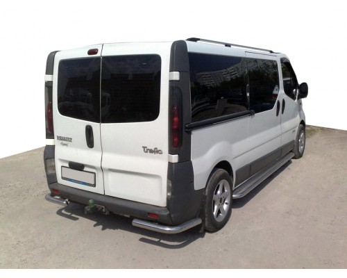 Задні куточки AK003 (нерж) для Opel Vivaro 2001-2015