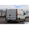 Задній захист AK003-Plus-2 (нерж) для Opel Vivaro 2001-2015