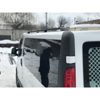 Рейлінги Чорні Довга, Чавунні ніжки для Opel Vivaro 2001-2015