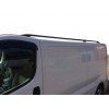 Рейлінги Чорні Довга, Чавунні ніжки для Opel Vivaro 2001-2015