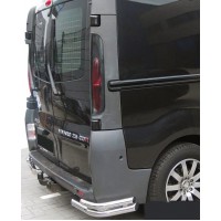 Задні куточки AK003-Double (нерж) для Opel Vivaro 2001-2015