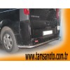 Задній захист AK005 (нерж) для Opel Vivaro 2001-2015